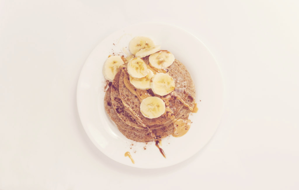 Breakfast and dinner buckwheat pancakes